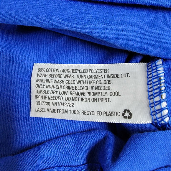 Cat & Jack Short Sleeve T-Shirt Blue Boy's Size Small (6/7) - Picture 4 of 6